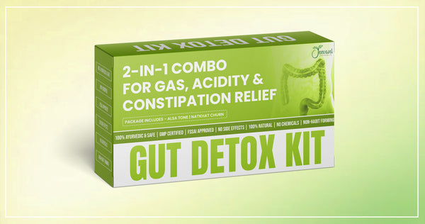 Gut Detox Kit – Ayurvedic 2-in-1 Combo for Gas, Acidity & Constipation Relief