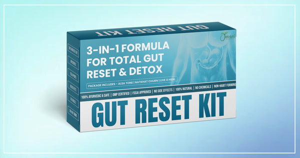 Gut Reset Kit – Ayurvedic 3-in-1 Formula for Total Gut Detox & Reboot