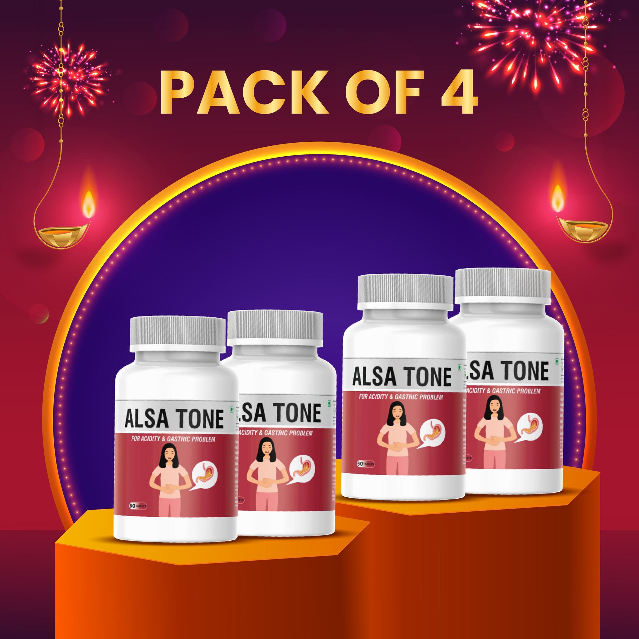 Alsa Tone Tablet pack of 4